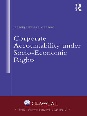 cover image of Corporate Accountability under Socio-Economic Rights